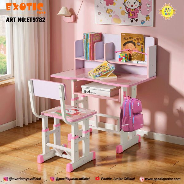 STUDY TABLE SET EXOTIC ET-9782 - Gambar 3