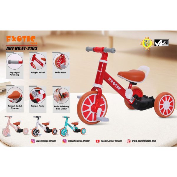 BALANCE BIKE EXOTIC ET-2103 - Gambar 4