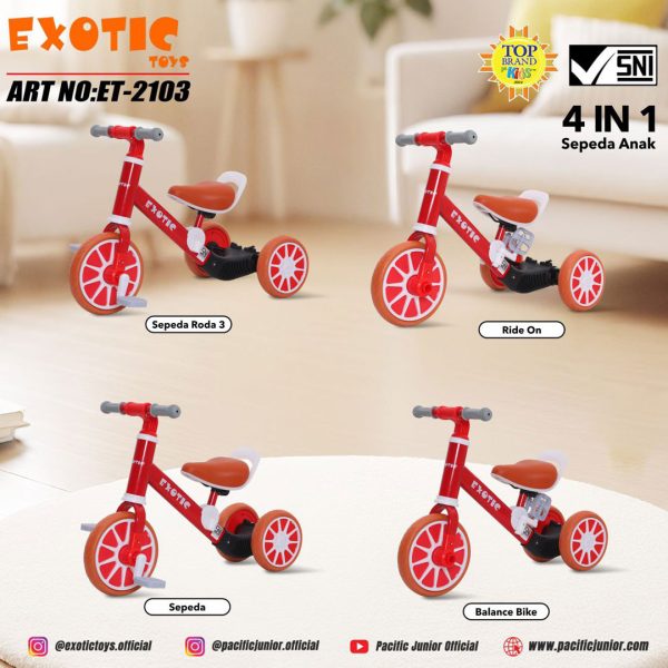 BALANCE BIKE EXOTIC ET-2103 - Gambar 2
