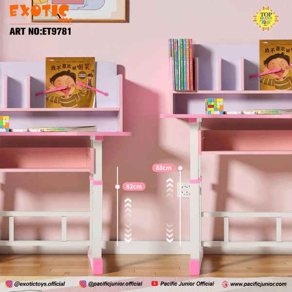 STUDY TABLE SET EXOTIC ET-9781 - Gambar 4