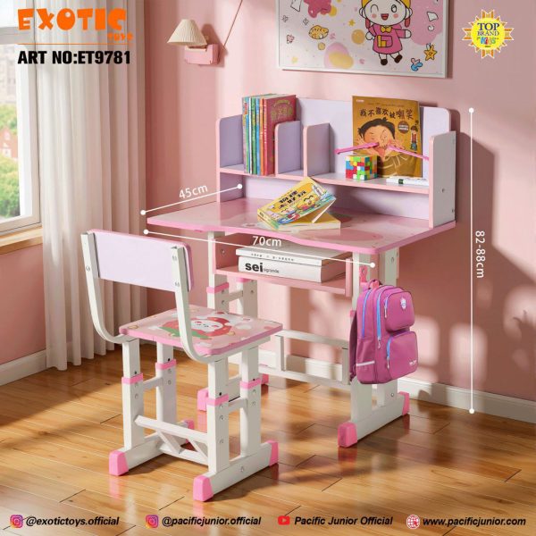 STUDY TABLE SET EXOTIC ET-9781