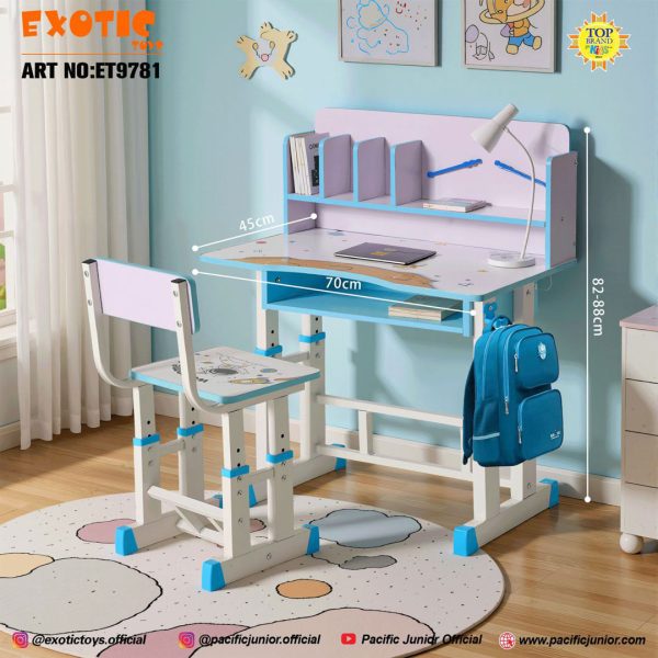STUDY TABLE SET EXOTIC ET-9781 - Gambar 5
