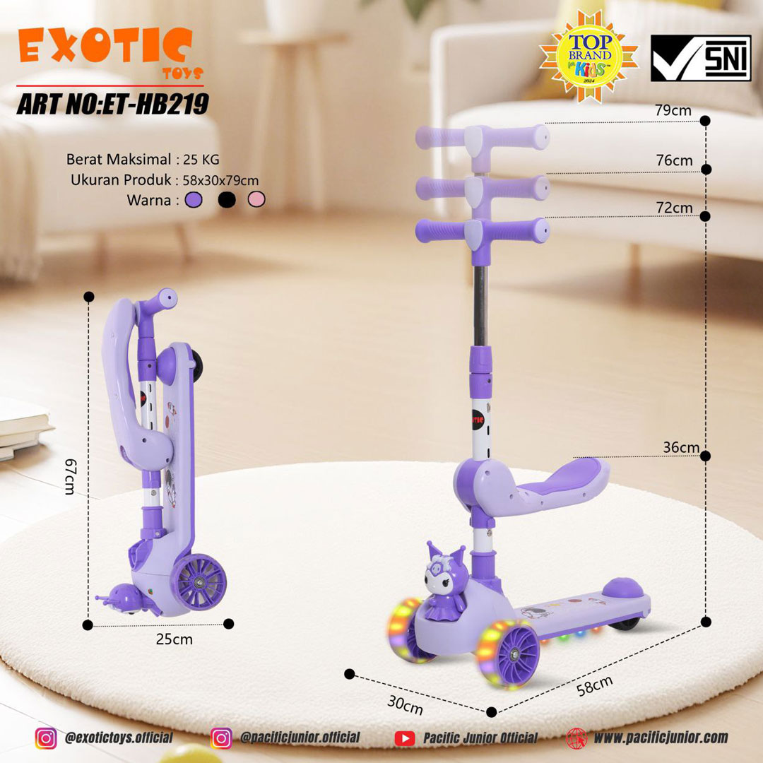 SCOOTER EXOTIC ET-HB219 - Gambar 2